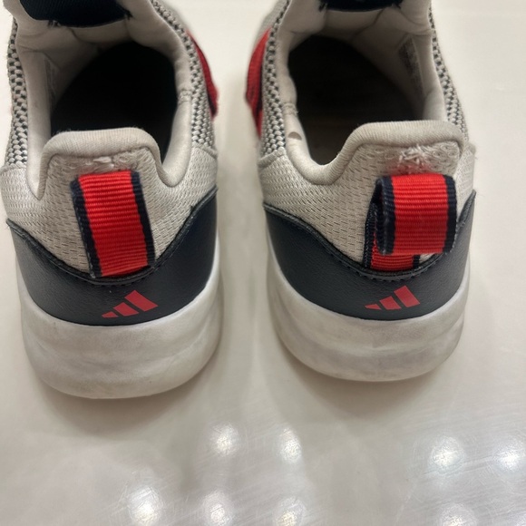 Adidas Lite Racer Kids Sneakers - Red and navy size 3.5 used shoes - Picture 3 of 6